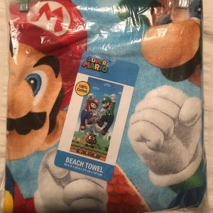 Super Mario beach towel
